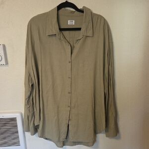 Cotton On Linen Blend Shirt